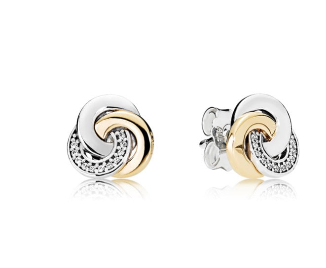 Pandora Interlinked Circles Stud Earrings Danson Jewelers Danson Jewelers