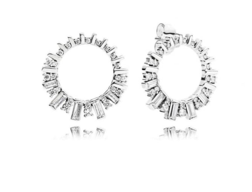 Pandora Glacial Beauty Drop Earrings, Clear Cubic Zirconia Danson Jewelers Danson Jewelers