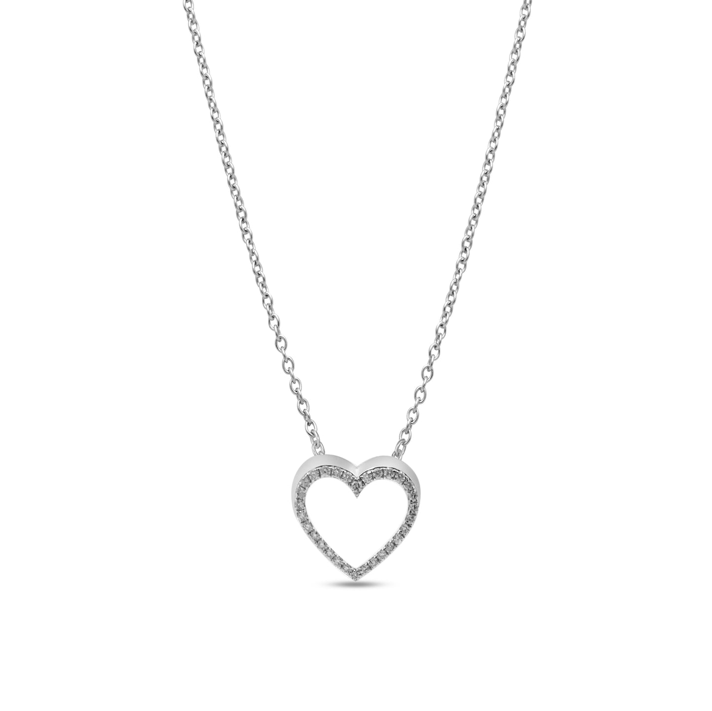 Diamond Open Heart Danson Jewelers Danson Jewelers