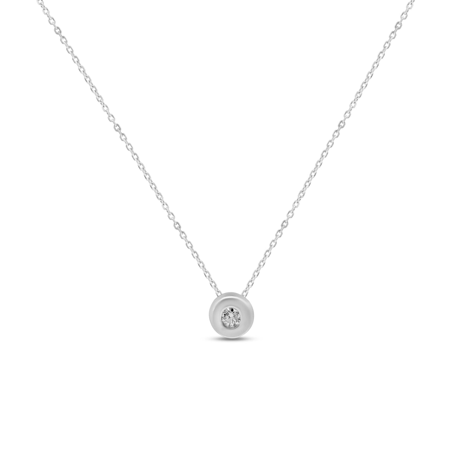 Bezel Set Solitaire Pendant Danson Jewelers Danson Jewelers