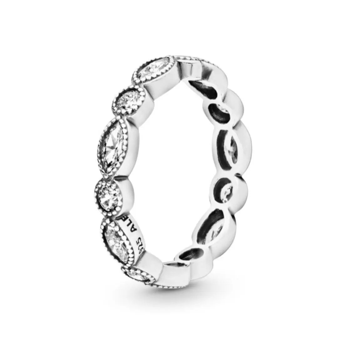Silver Jewelry Pandora Alluring Brilliant Marquise Ring dansonjewelers Danson Jewelers