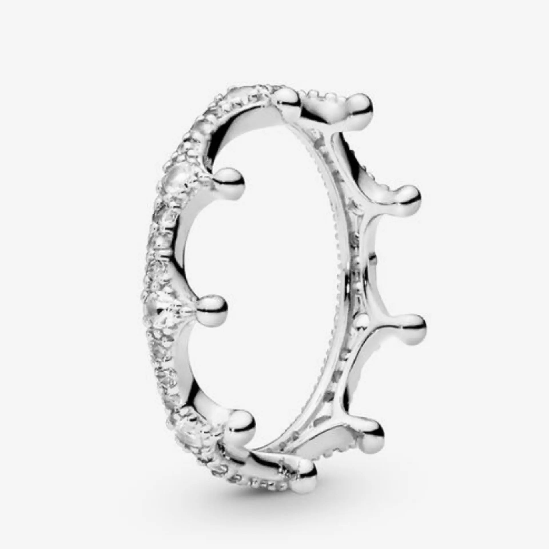 Pandora Clear Sparkling Crown Ring Danson Jewelers