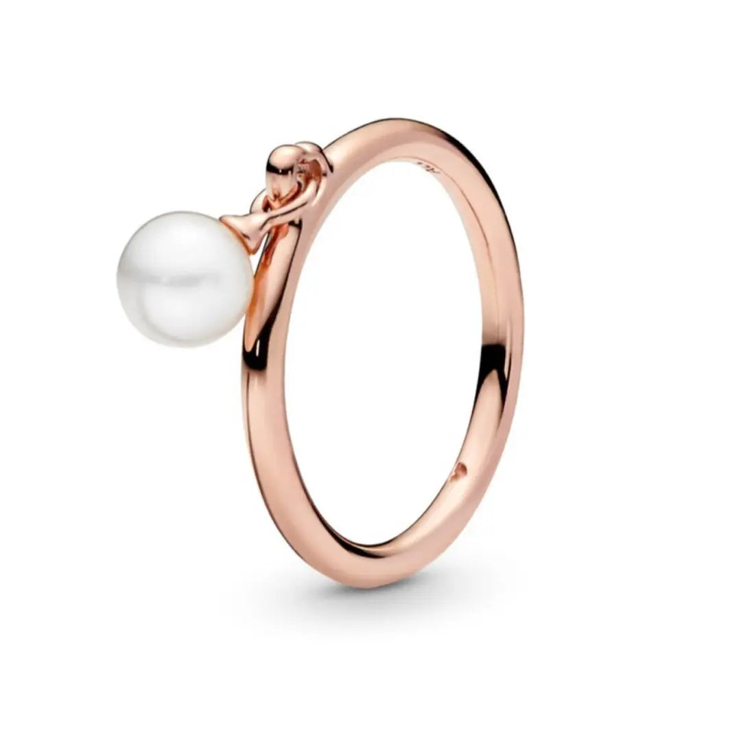 Pandora Contemporary Pearl, Freshwater Cultured Pearl Ring - Danson Jewelers Silver Jewelry