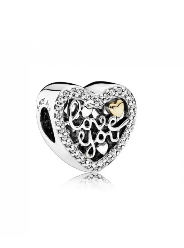 Pandora Love Script Charm Danson Jewelers - Main Image
