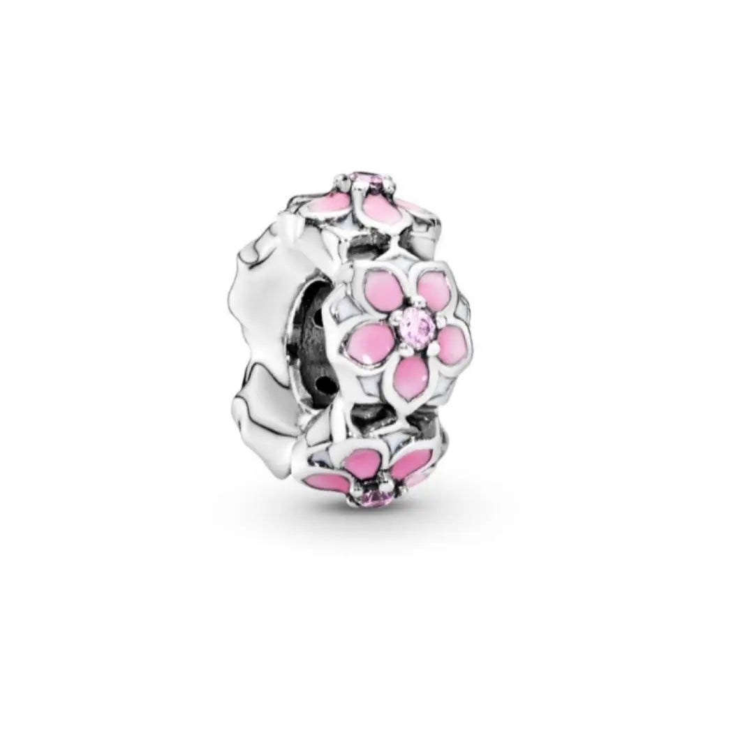 Pandora Magnolia Bloom Spacer Charm - Danson Jewelers Silver Jewelry