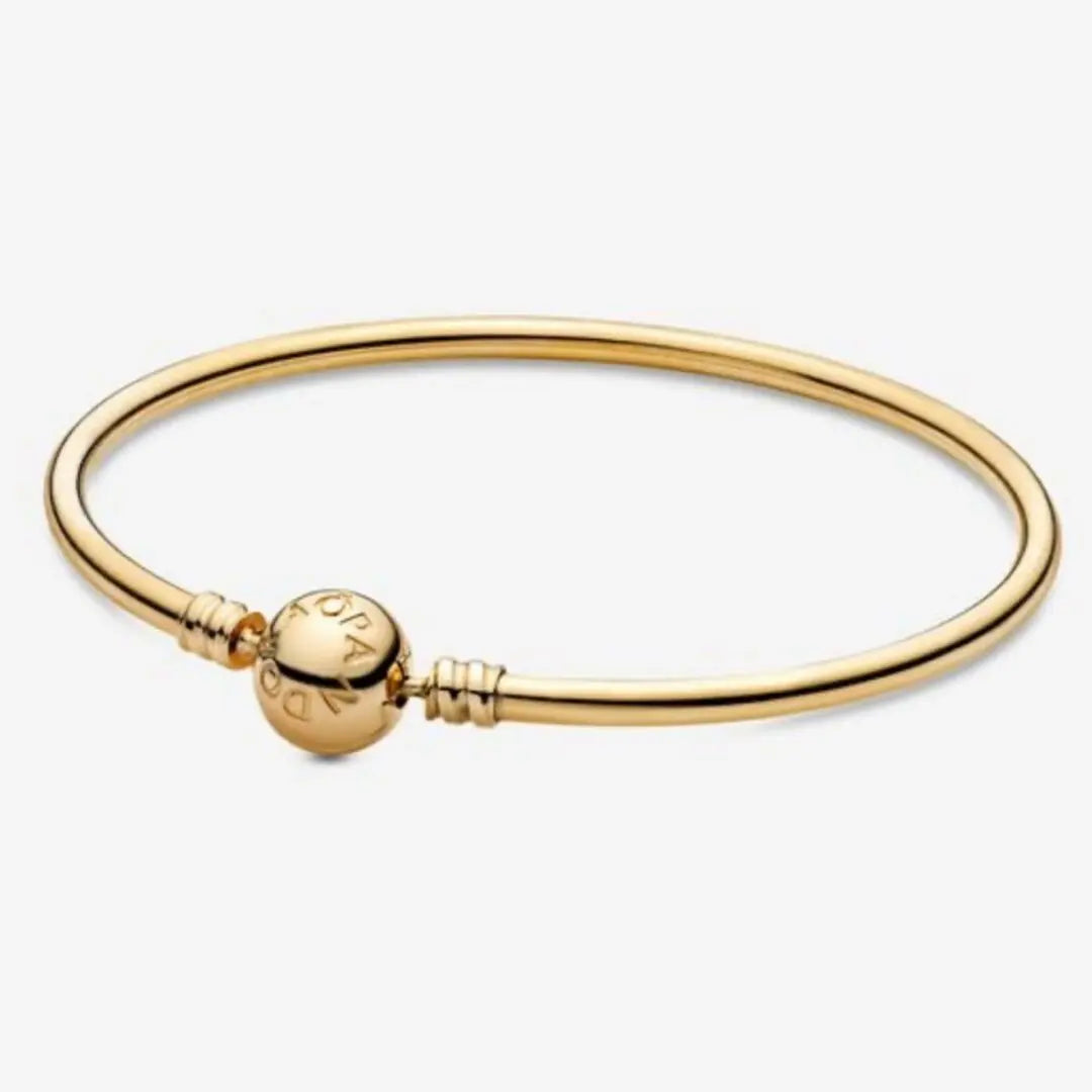 Pandora Moments Bangle, 14K Yellow Gold Danson Jewelers
