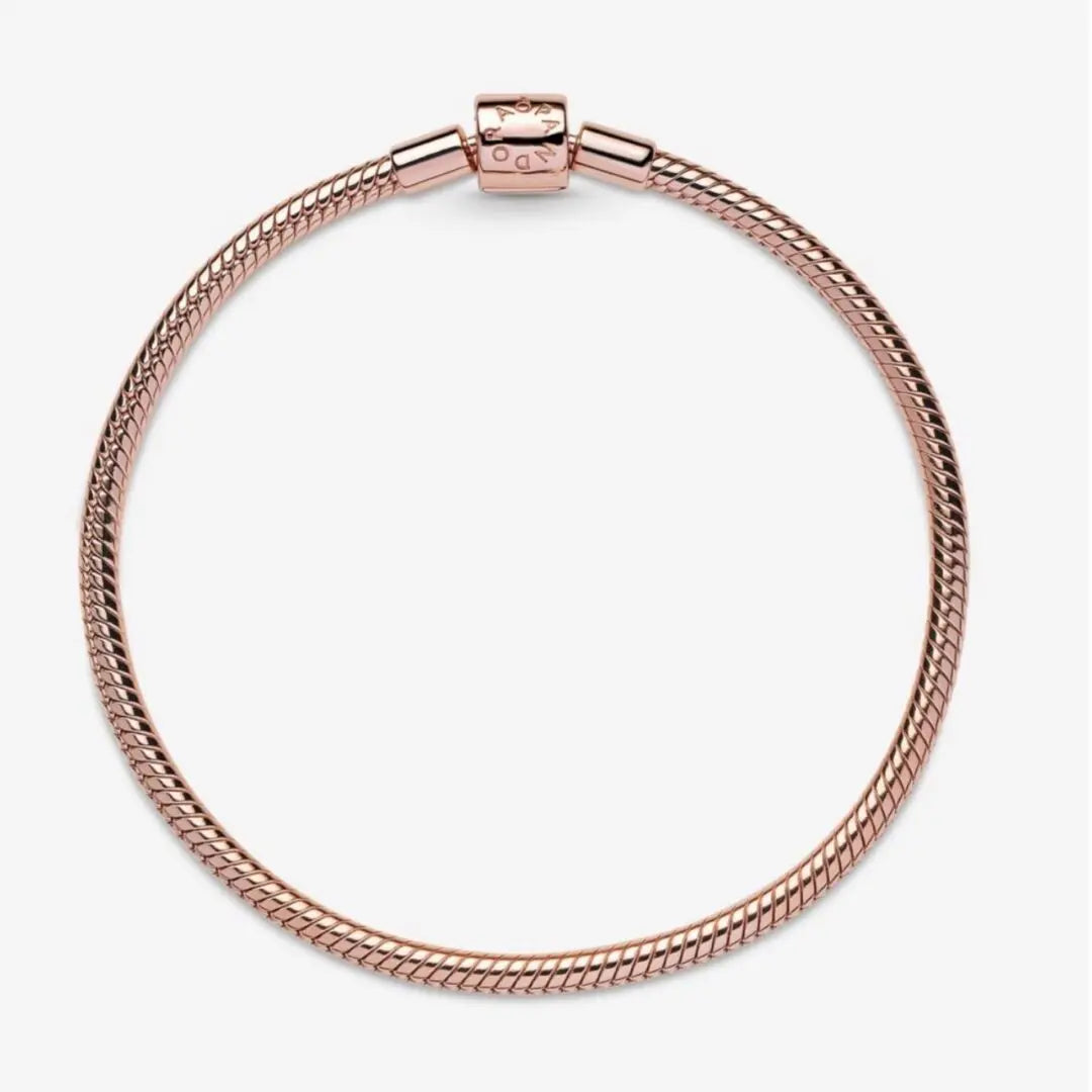 Pandora Moments Barrel Clasp Snake Chain Bracelet - Danson Jewelers Silver Jewelry