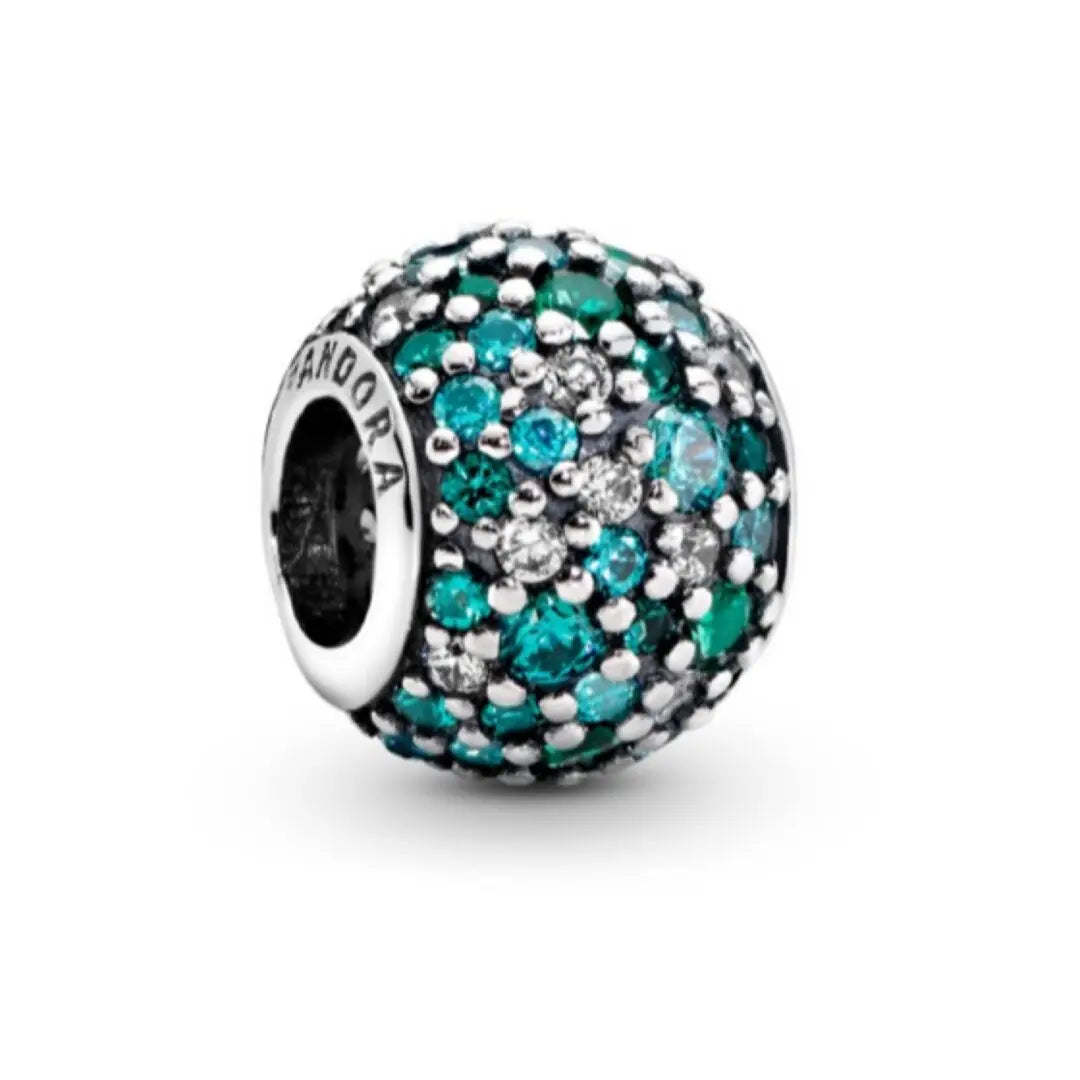 Pandora Ocean Mosaic Pave Charm - Danson Jewelers Silver Jewelry