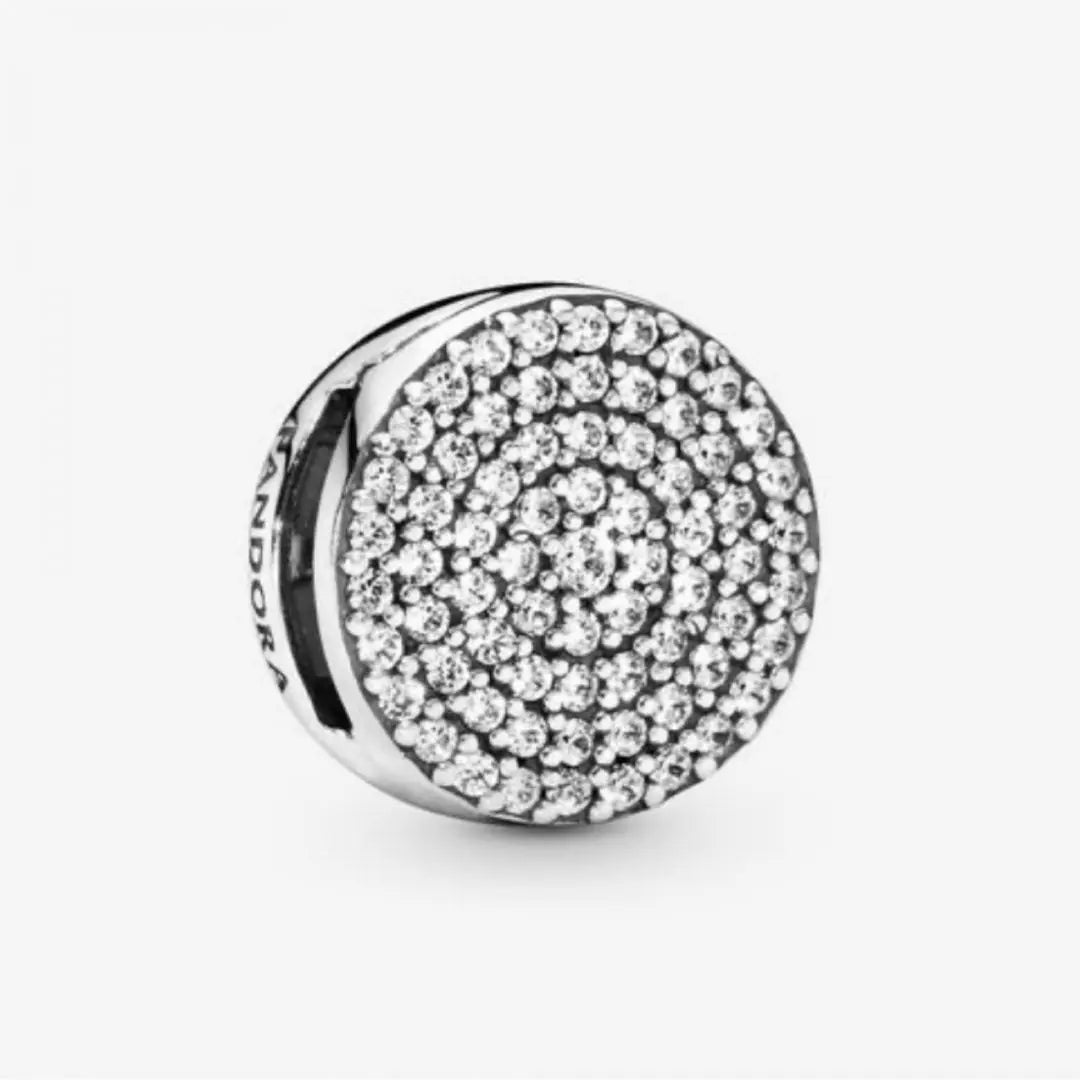 Pandora Reflexion Round Pavé Clip Charm - Danson Jewelers Silver Jewelry