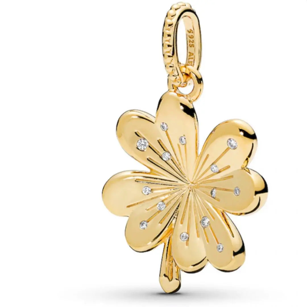 Pandora Shine Lucky Four Leaf Clover Pendant - Danson Jewelers Silver Jewelry