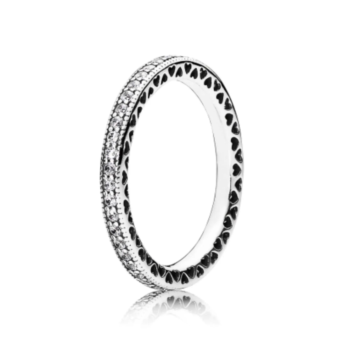 Pandora Pandora Sparkle and Hearts Ring Danson Jewelers Danson Jewelers
