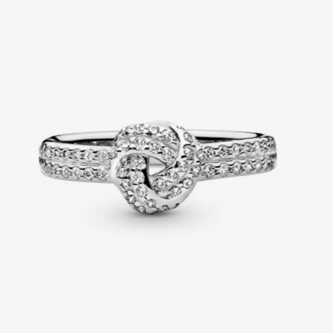 Pandora Sparkling Love Knot Ring - Danson Jewelers Silver Jewelry