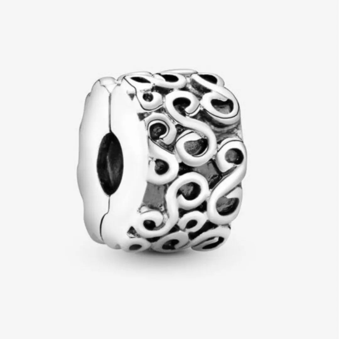 Pandora Swirl Clip Charm - Danson Jewelers Silver Jewelry