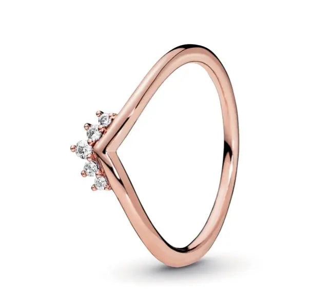Silver Jewelry Pandora Tiara Wishbone Ring dansonjewelers Danson Jewelers