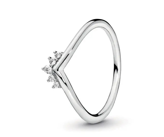 Silver Jewelry Pandora Tiara Wishbone, Silver dansonjewelers Danson Jewelers