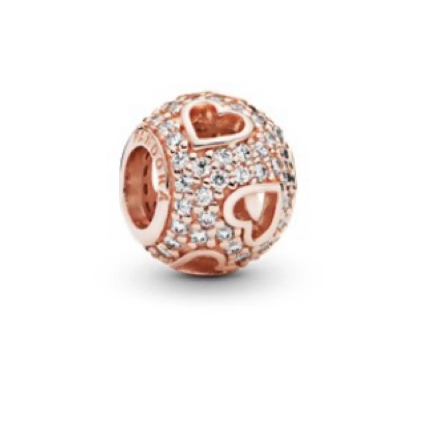 Pandora Tumbling Hearts Charm - Danson Jewelers Silver Jewelry