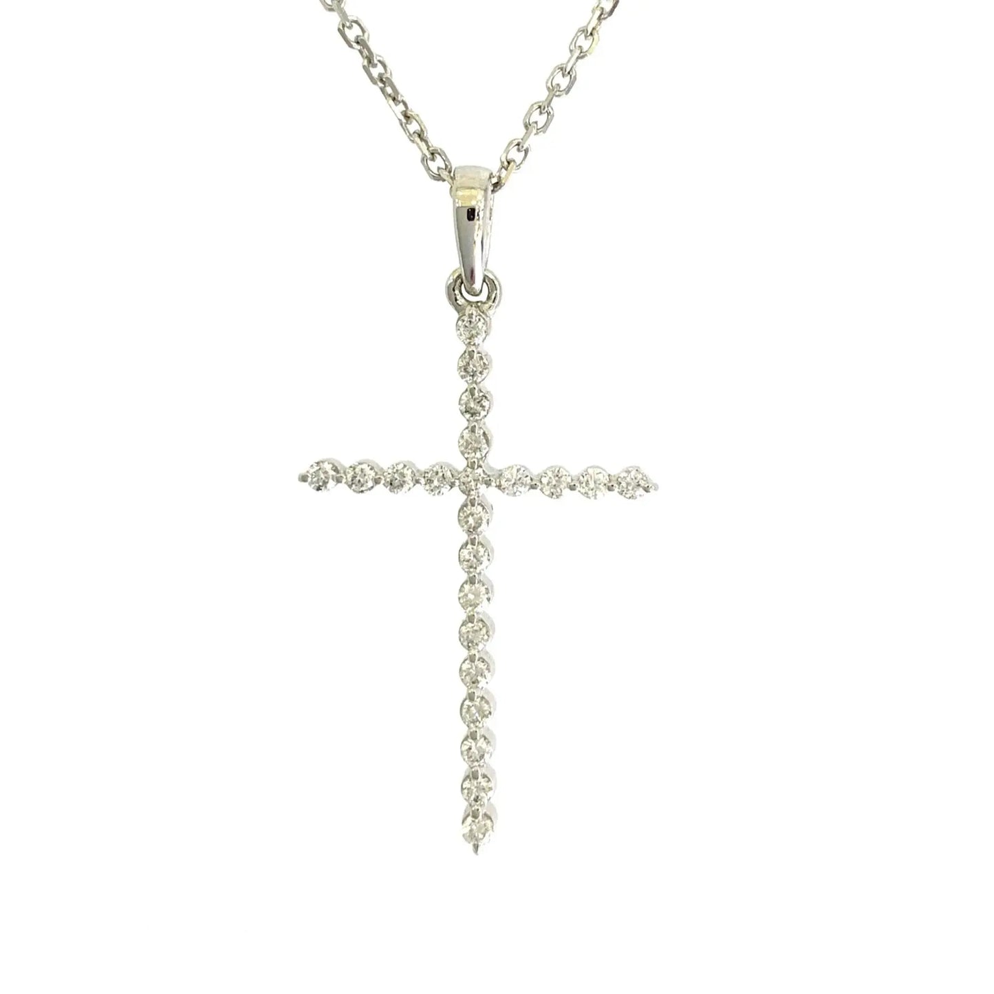 White Gold Necklaces White Gold Diamond Cross Danson Jewelers Danson Jewelers