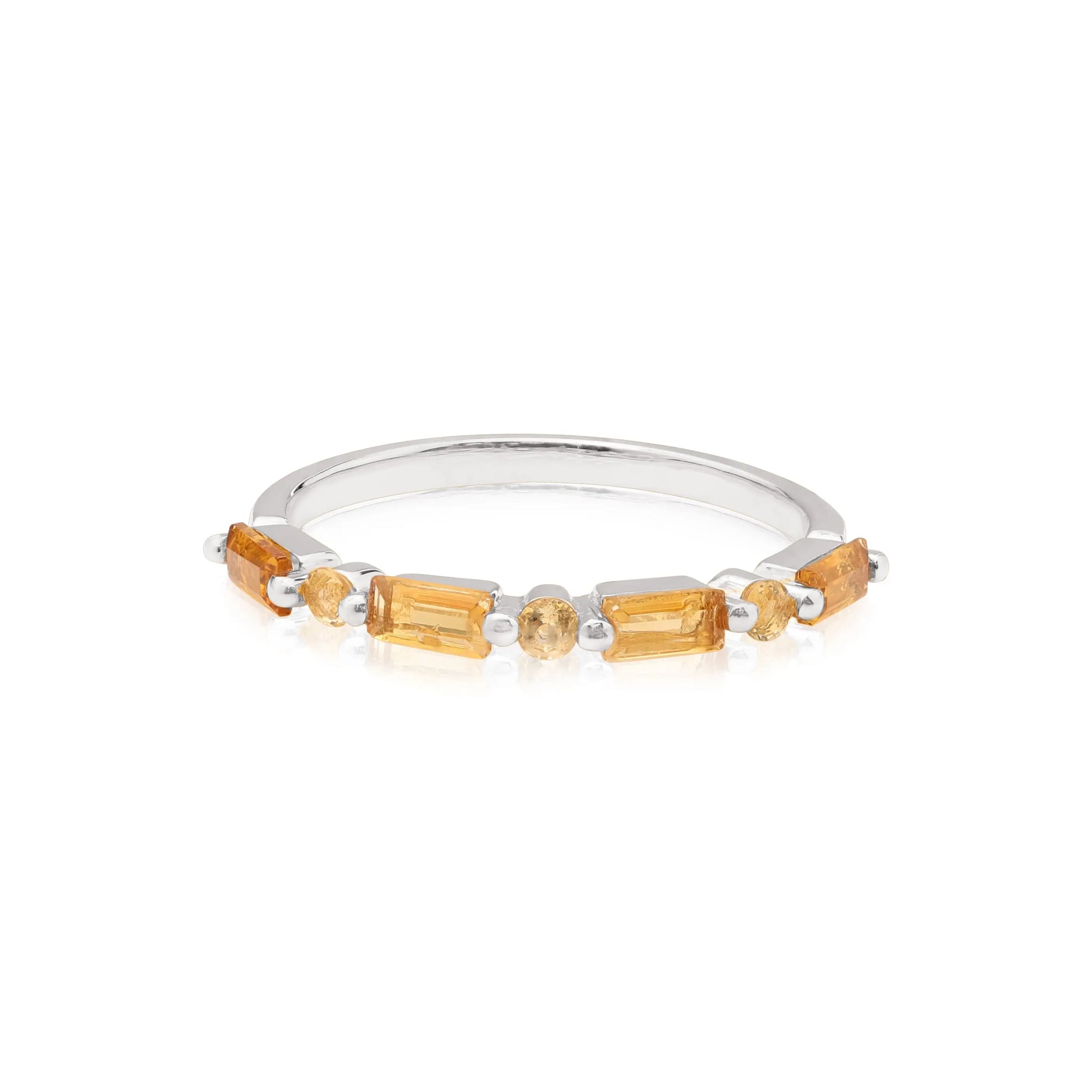 Yellow Gold Ladies Rings Citrine Stackable Ring Danson Jewelers Danson Jewelers 