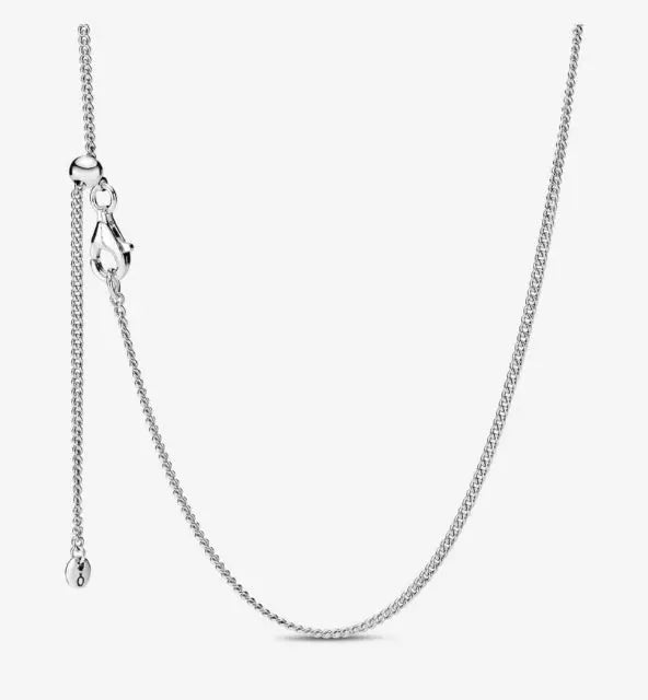 Silver Jewelry Curb Chain Necklace dansonjewelers Danson Jewelers