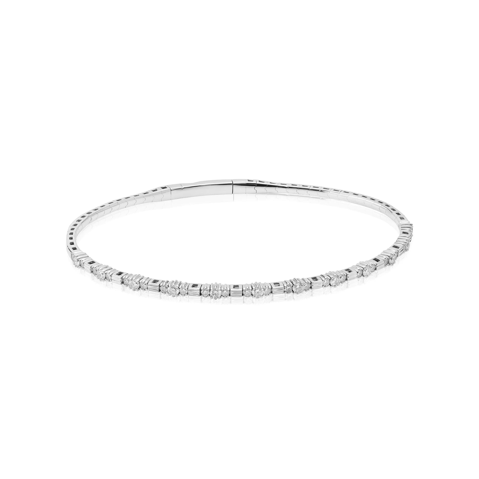 Bracelets Flexible Diamond Bracelet Danson Jewelers Danson Jewelers