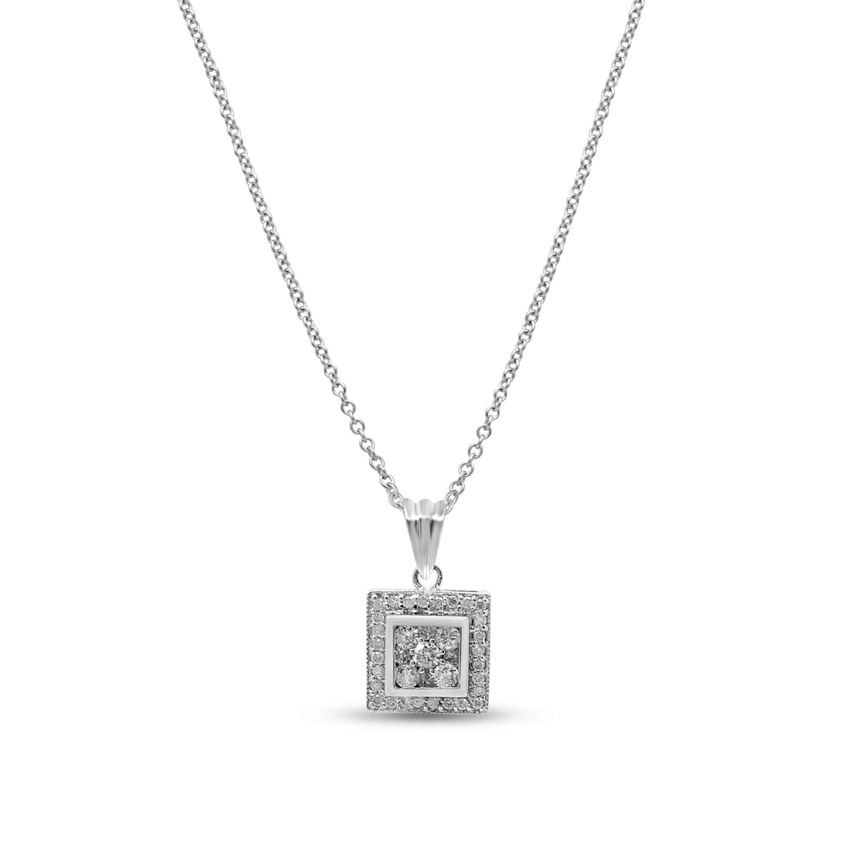 Diamond Square Pendant Danson Jewelers Danson Jewelers