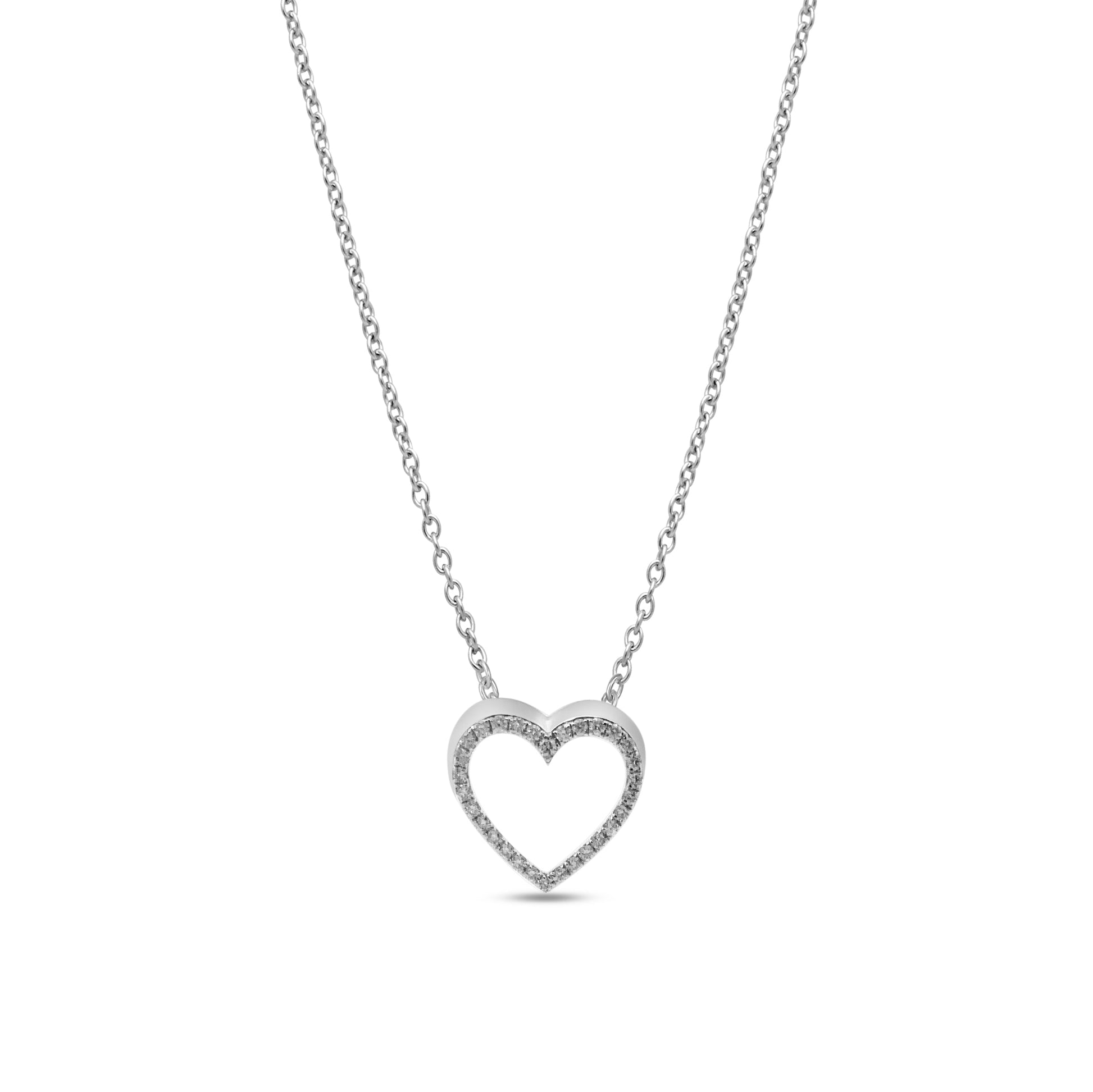 Diamond Open Heart Danson Jewelers Danson Jewelers