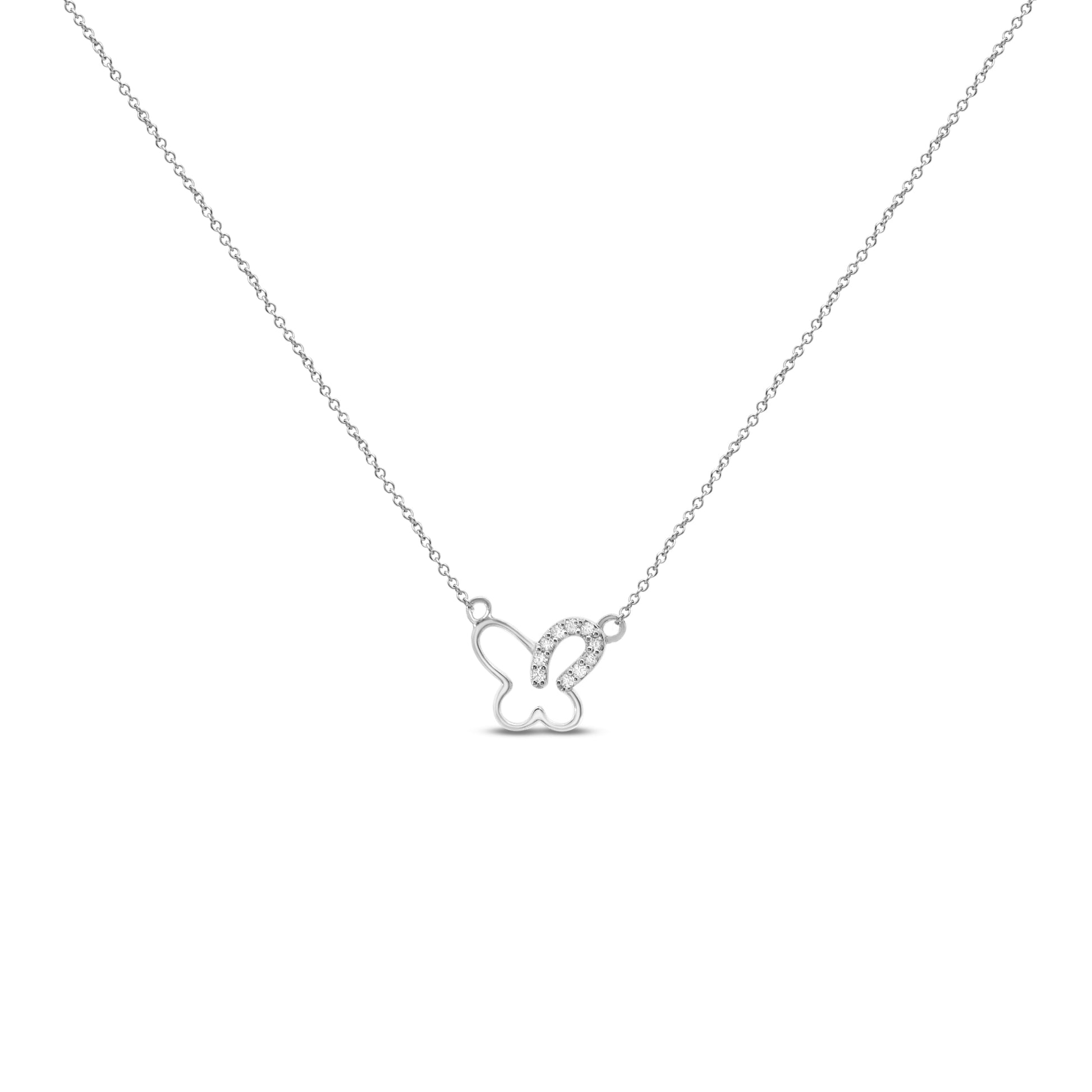 White Gold Open Butterfly Danson Jewelers Danson Jewelers