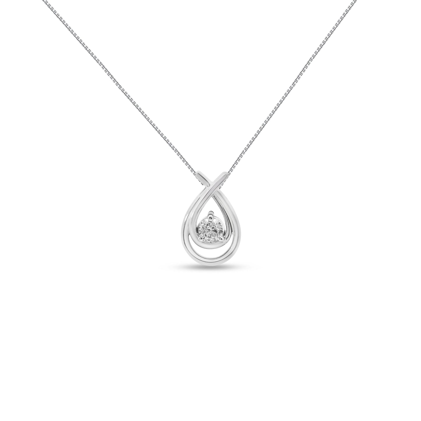 Double Oval Solitaire Pendent Danson Jewelers Danson Jewelers