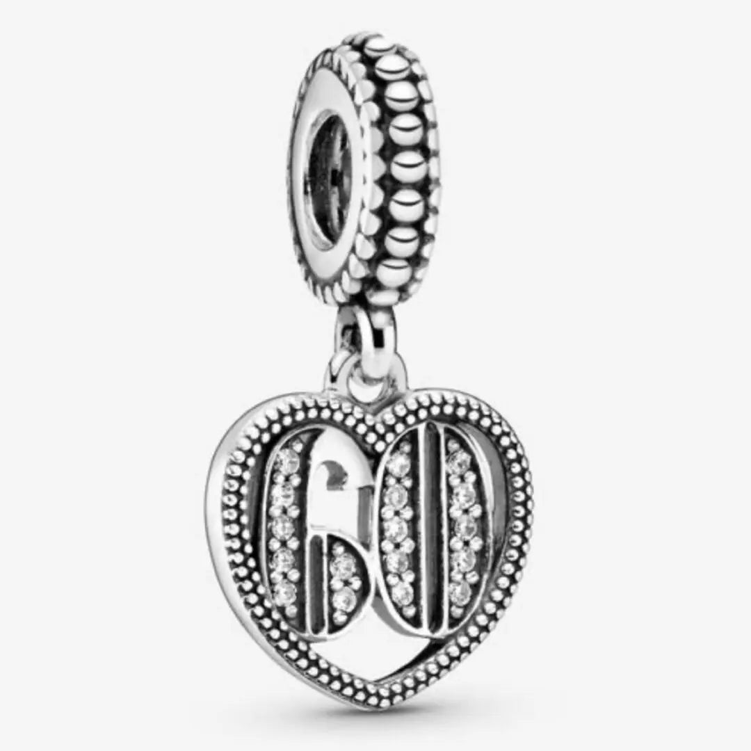 Pandora 60th Celebration Dangle Charm - Danson Jewelers Silver Jewelry 