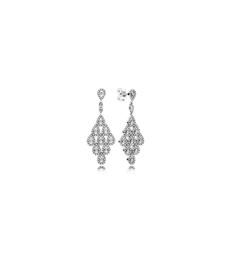 Pandora Cascading Glamour Earrings, Clear CZ Danson Jewelers Danson Jewelers