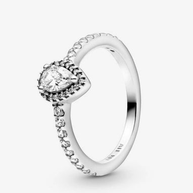 Pandora Classic Teardrop Halo Ring Danson Jewelers