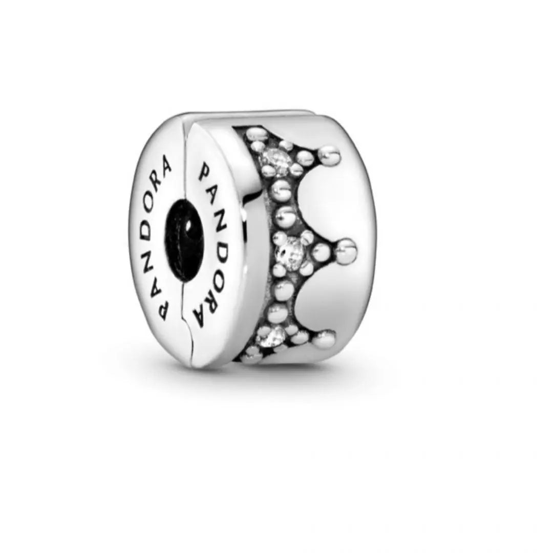 Pandora Dazzling Crown Clip Charm - Danson Jewelers Silver Jewelry 