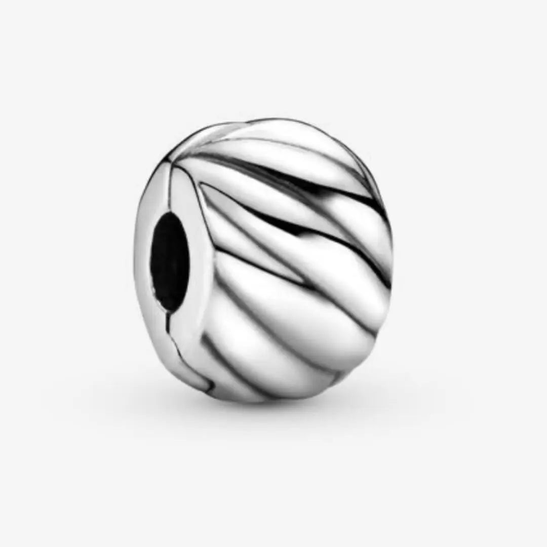 Pandora Feathered Clip Charm - Danson Jewelers Silver Jewelry 
