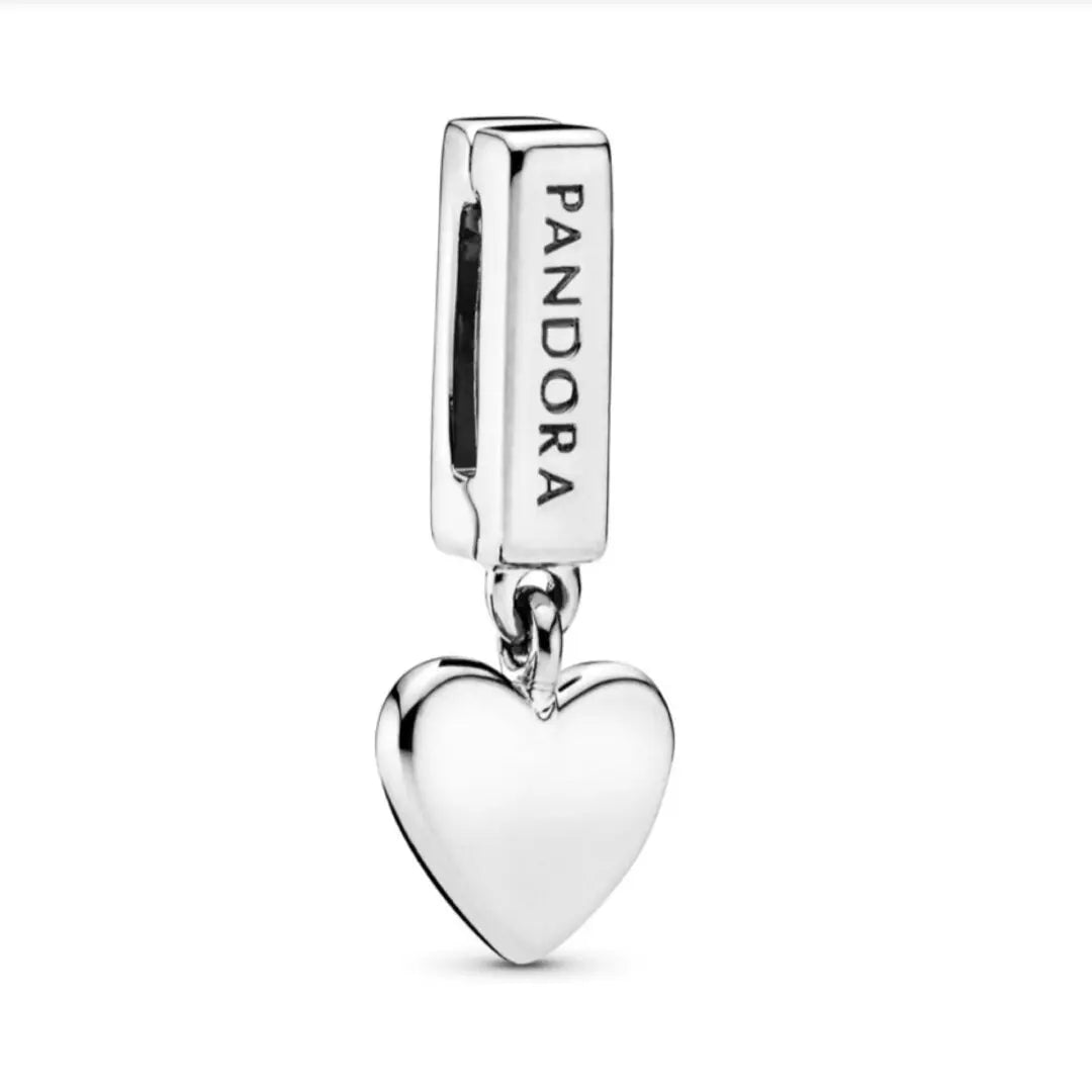 Pandora Floating Heart Clip Charm - Danson Jewelers Silver Jewelry 