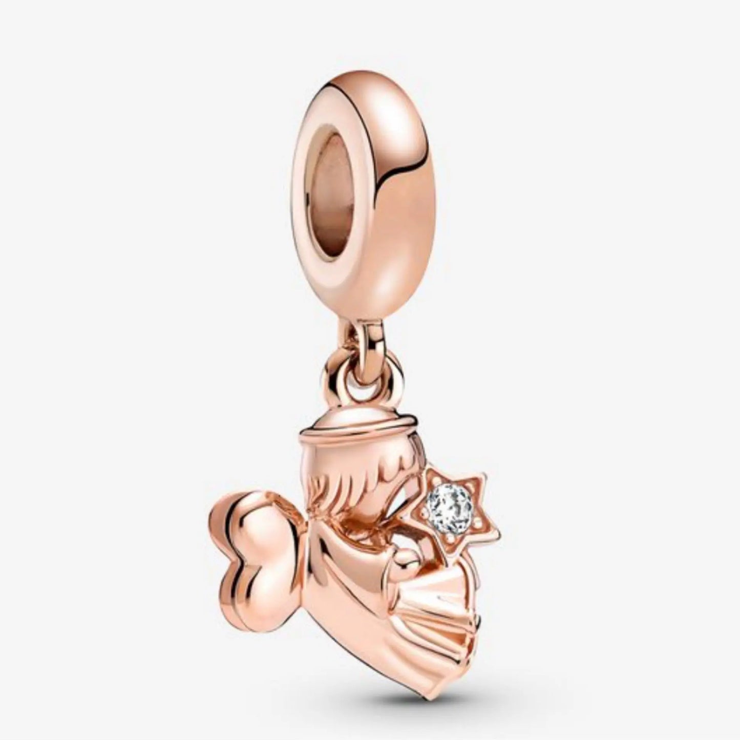 Pandora Heart Winged Angel Dangle Charm - Danson Jewelers Silver Jewelry 