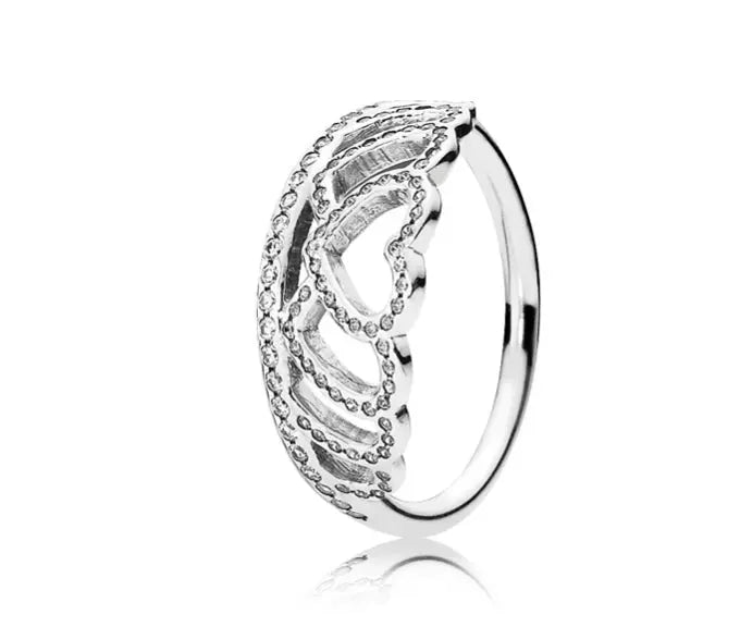 Pandora Pandora Hearts Tiara Ring Danson Jewelers Danson Jewelers
