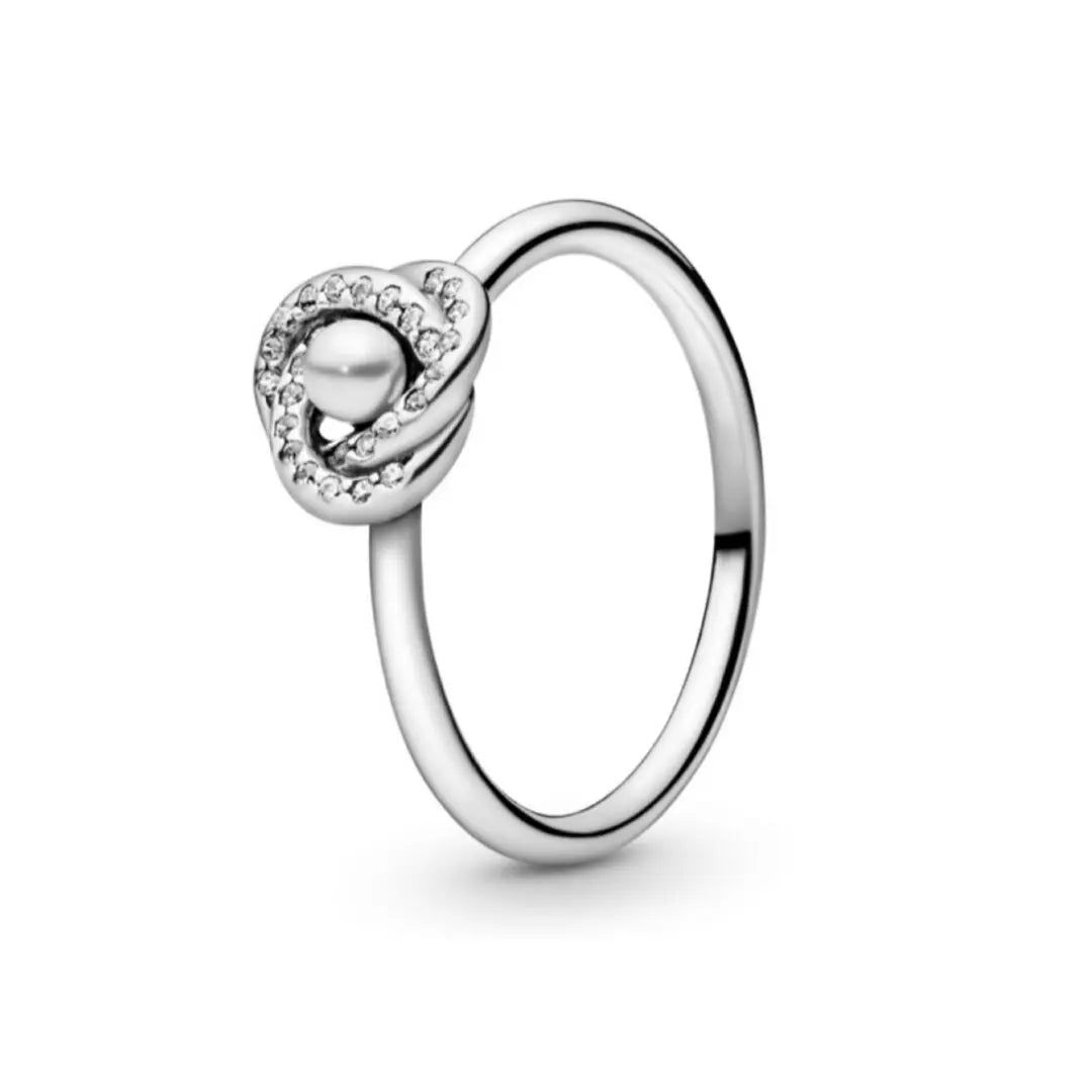 Pandora Luminous Love Knot Ring - Danson Jewelers Silver Jewelry 