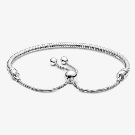 Pandora Moments Slider Snake Chain Bracelet - Danson Jewelers Silver Jewelry 