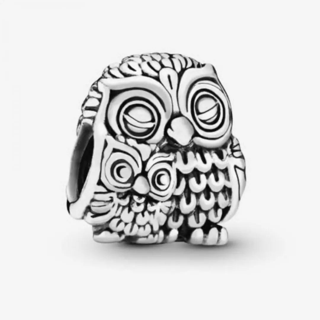 Pandora Mother Owl & Baby Owl Charm - Danson Jewelers Silver Jewelry 