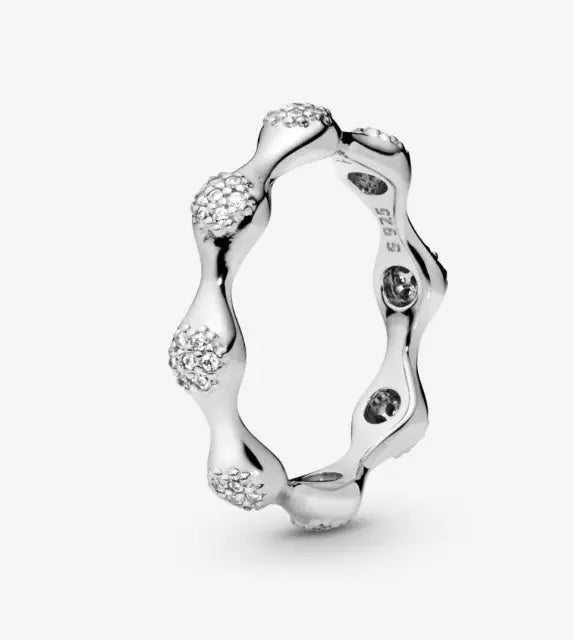 Pandora Pavé Modern LovePods Ring Danson Jewelers Danson Jewelers
