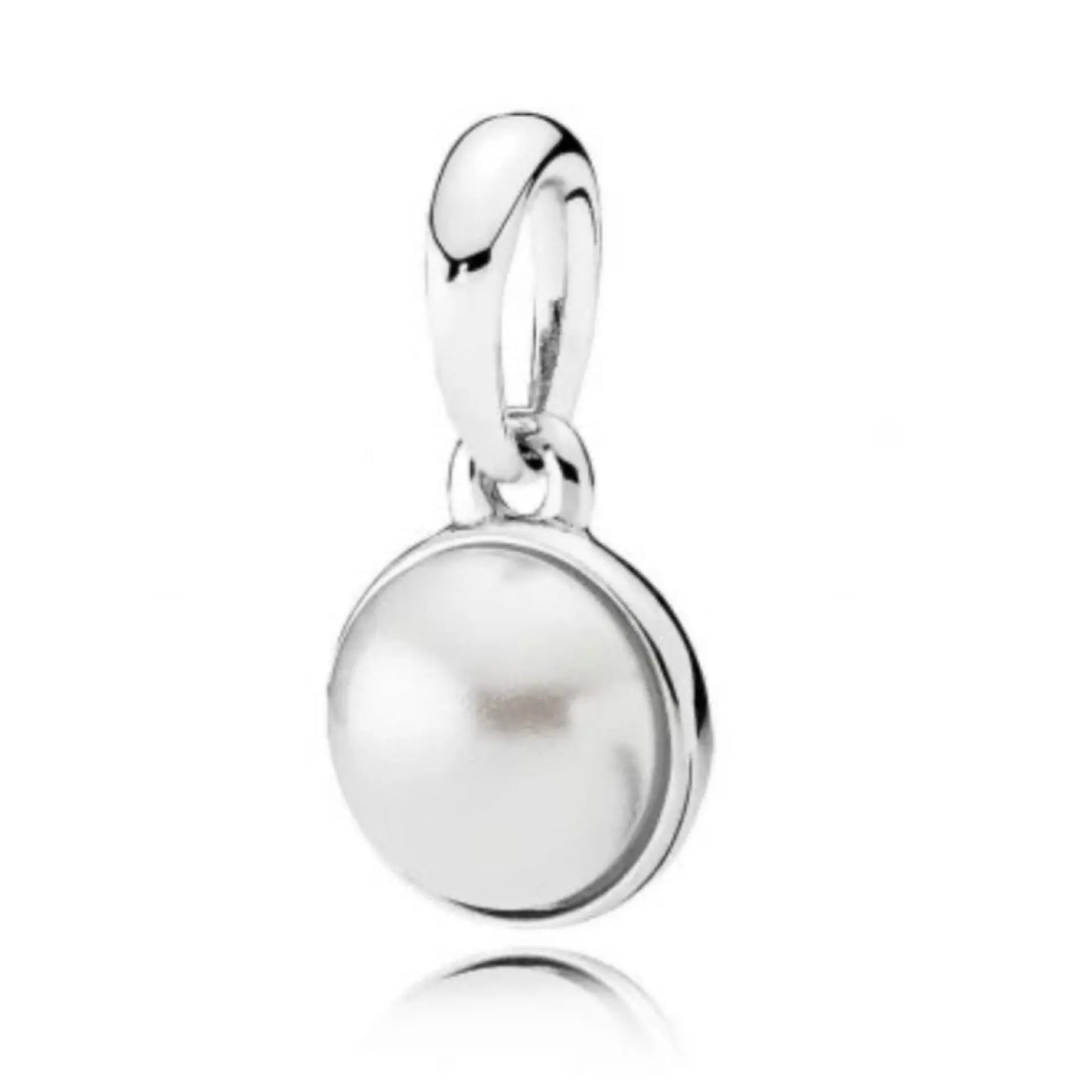 Pandora Pearl Droplet Pendant - Danson Jewelers Silver Jewelry 