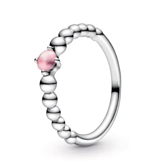 Pandora Pandora Pink Beaded Ring Danson Jewelers Danson Jewelers