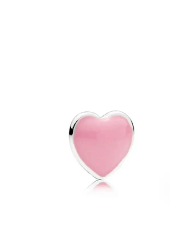 Pandora Pink Heart Petite Pink Enamel Danson Jewelers Danson Jewelers