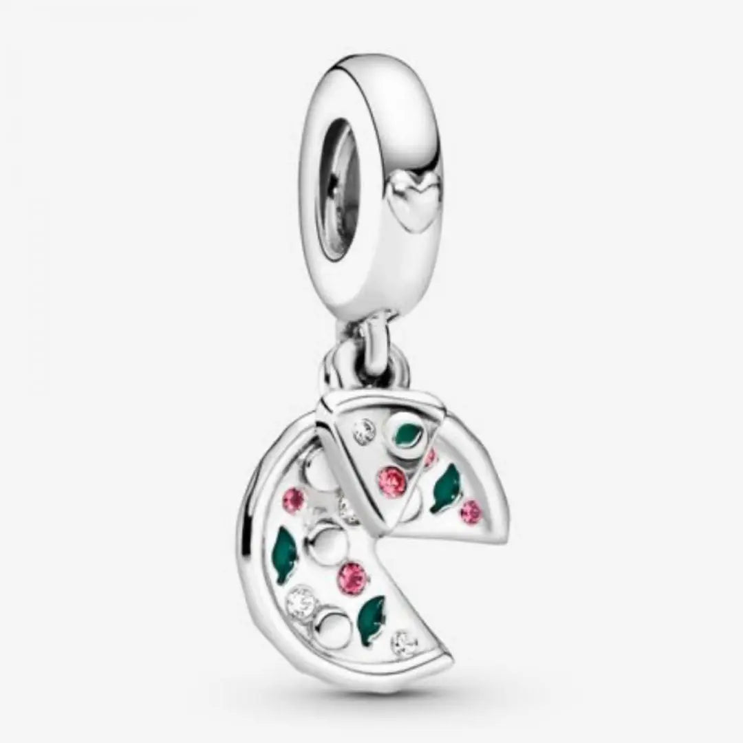 Pandora Pizza Love Dangle Charm - Danson Jewelers Silver Jewelry 