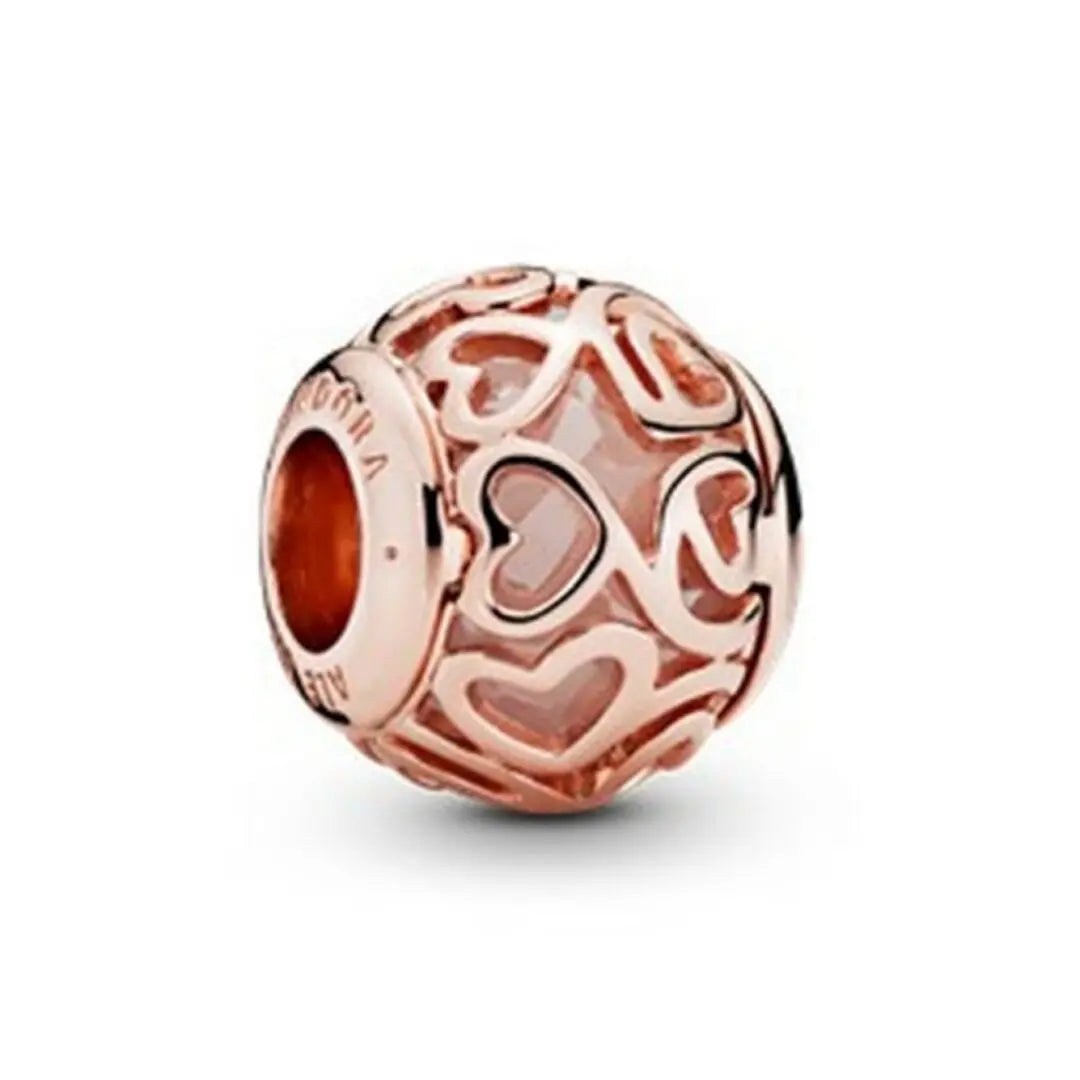 Pandora Rose Hearts Filigree Charm - Danson Jewelers Silver Jewelry 