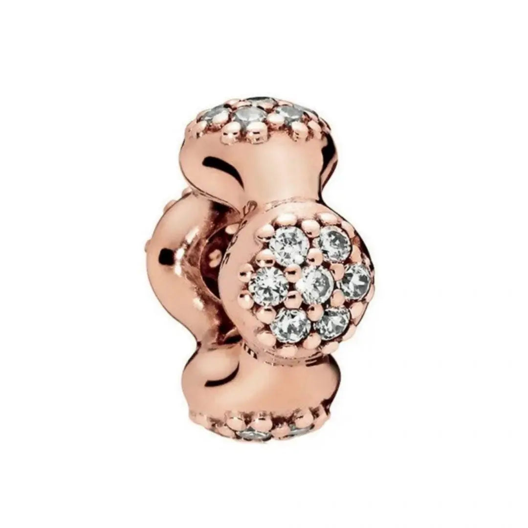 Pandora Rose Modern LovePods Spacer Charm - Danson Jewelers Silver Jewelry 