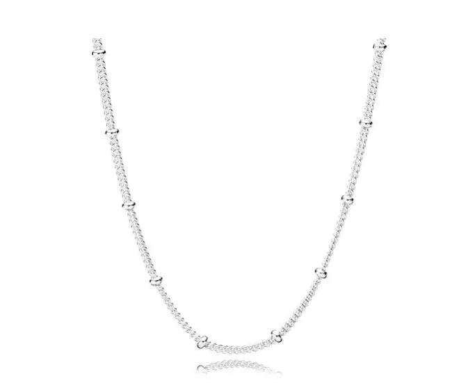 Pandora Silver Beaded Necklace Danson Jewelers Danson Jewelers