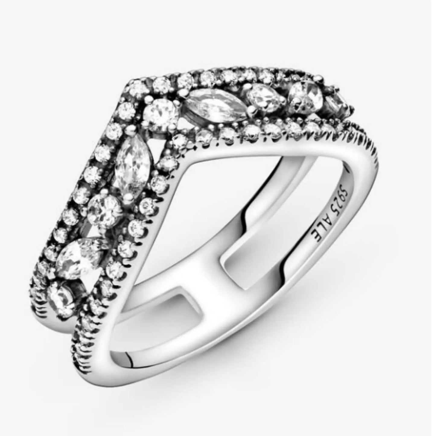 Pandora Pandora Sparkling Marquise Double Wishbone Ring Danson Jewelers Danson Jewelers 