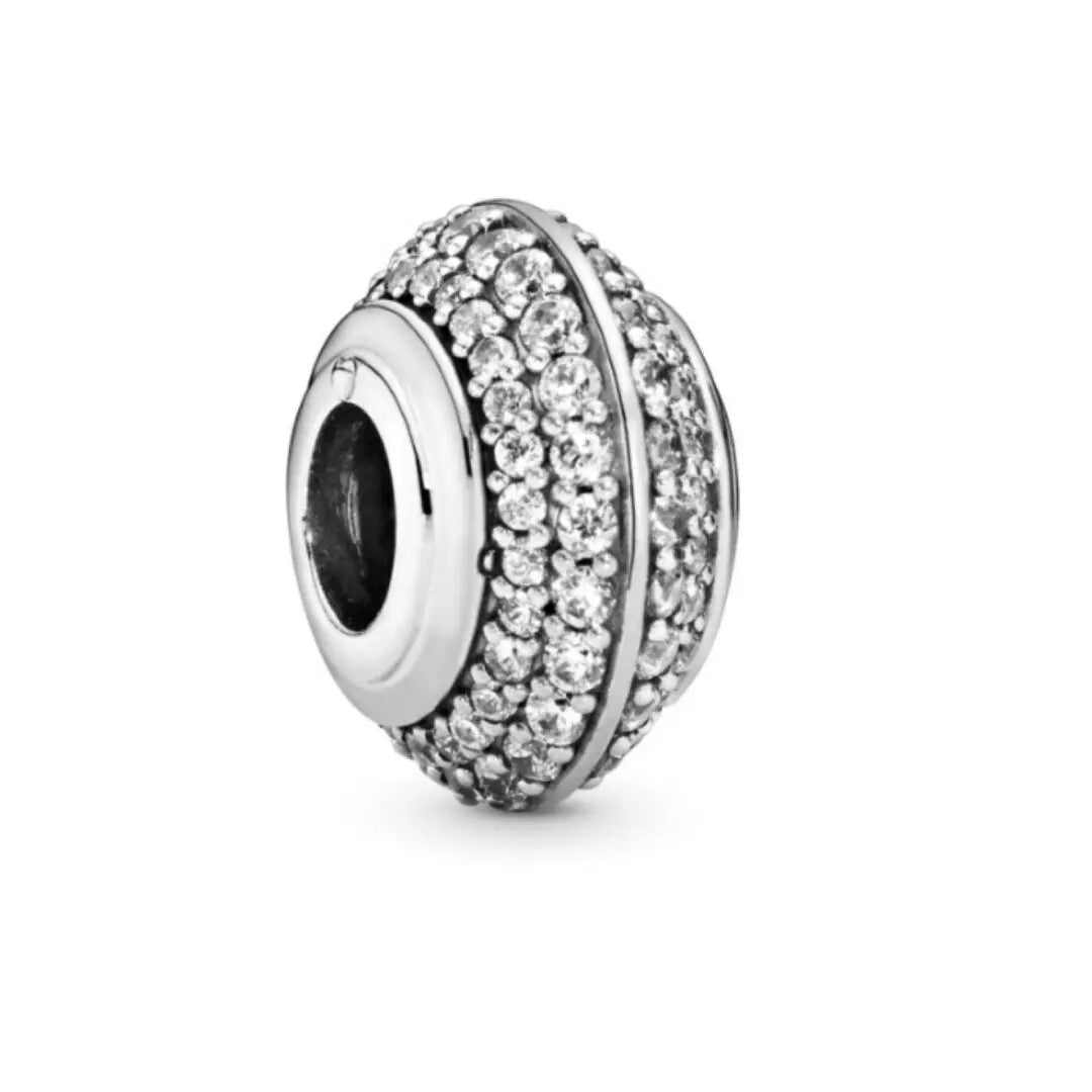 Pandora Sparkling Pave Charm - Danson Jewelers Silver Jewelry 