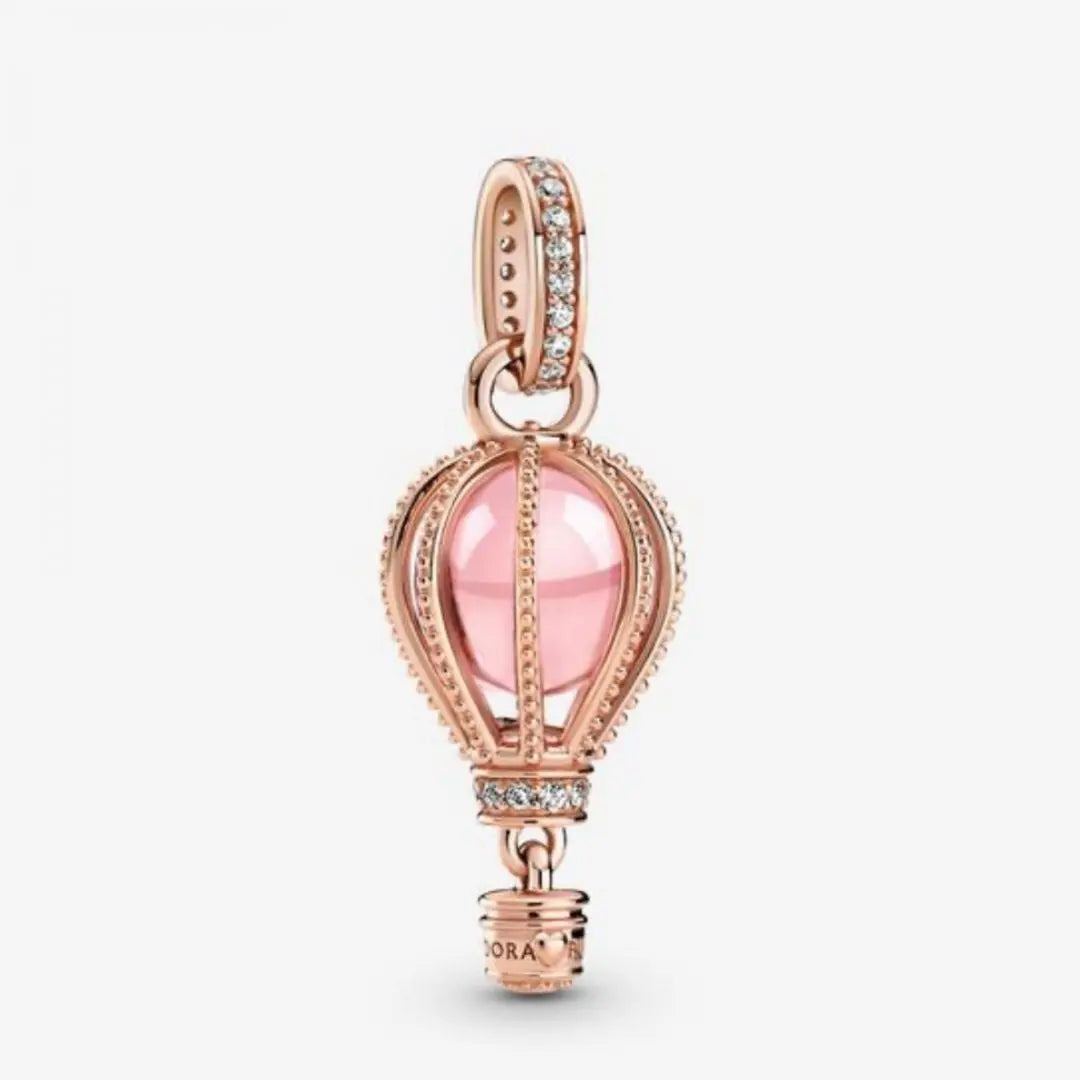 Pandora Sparkling Pink Hot Air Balloon Dangle Charm - Danson Jewelers Silver Jewelry 